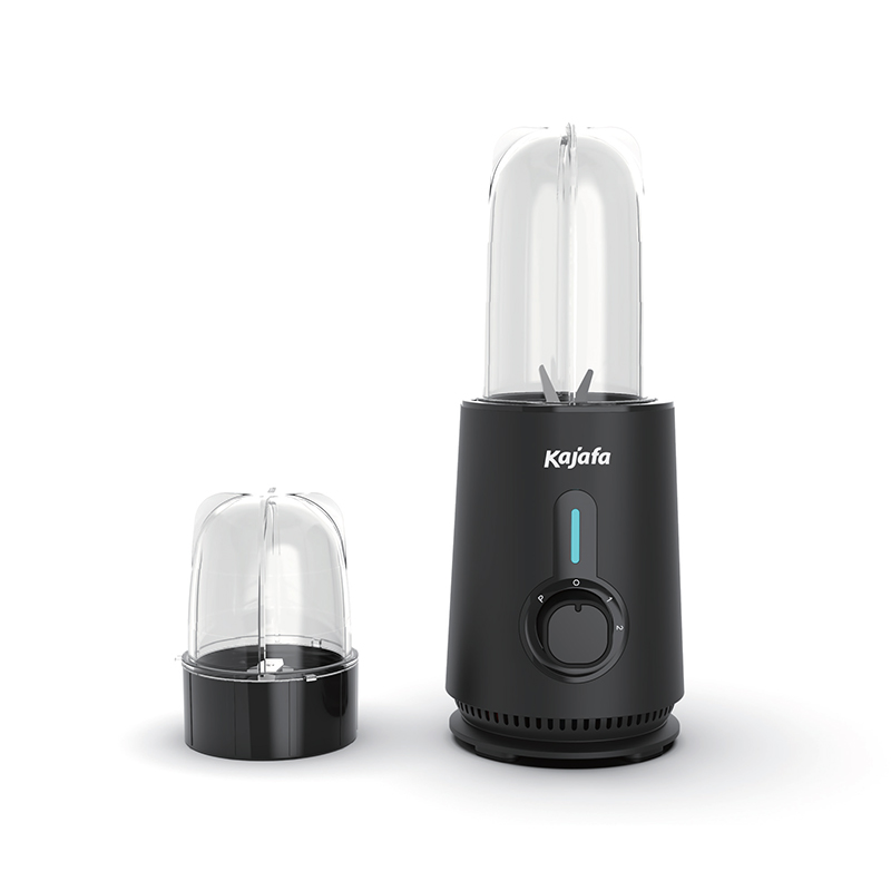 Conjunto de liquidificador de cozinha profissional BL398AB com lâminas para misturar e moer, moedor de café portátil com garrafas de 300 ml + 500 ml, 2 velocidades com liquidificador de suco de função pulsante