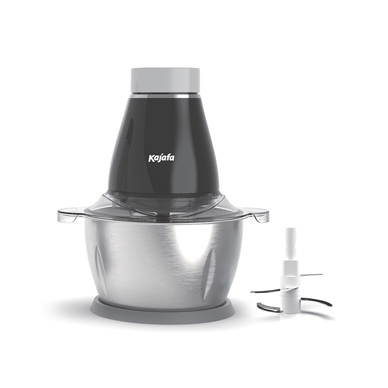 Mini processador de alimentos elétrico FP118S com tigela robusta de aço inoxidável de 1,5 L, 400 W, 4 lâminas de dois níveis, mini processador de alimentos para alimentos, vegetais, frutas e nozes