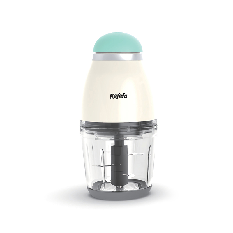 FP138E-G 500ML Kitchen Mini processador de alimentos elétrico, cortador de legumes e frutas, cortador de cebola em cubos, com tigela de vidro transparente, cortador de cebola