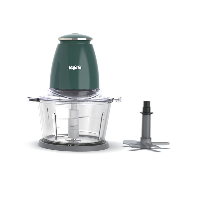 FP126G 1.5L Mini Picador de Alimentos Elétrico Processador de Alimentos Moedor de Carne, 4 Lâminas de Dois Níveis, Tigela de Aço Inoxidável 400 W Cozinha Picador Liquidificador para Carne, Legumes, Frutas, Cebola e Nozes, Alho Alimentos para Bebês