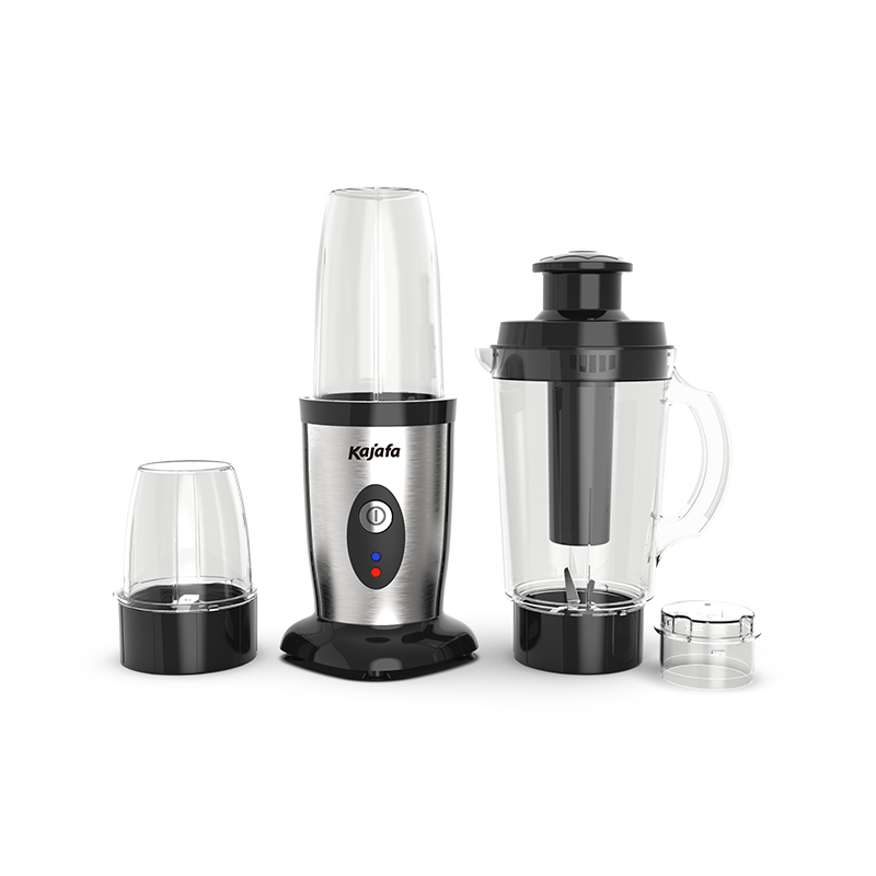 BL365ABD 3 i 1 Lâminas de Aço Inox Liquidificador 1.0L com 500ML Máquina de Smoothie e Moedor de Café, com Face S/S