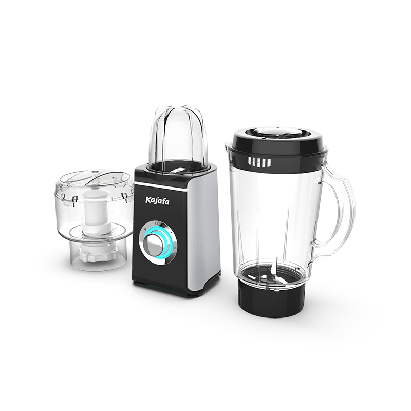 BL266ADE-3IN1 Essencial 3 em 1 Liquidificadores de Mesa Pessoal, Liquidificador de Smoothie, liquidificador com processador de alimentos e moedor