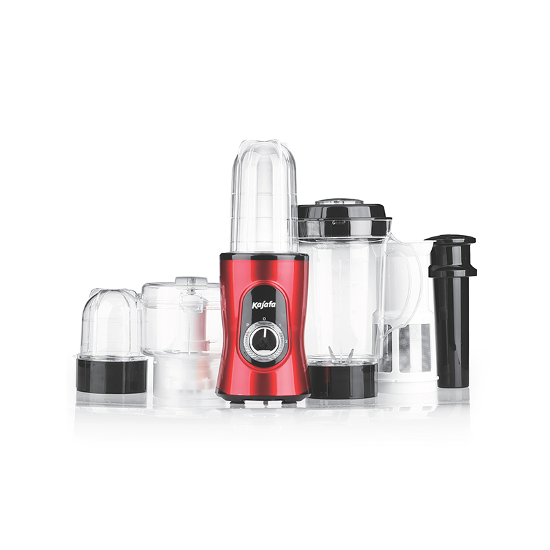 BL268ABCE-4IN1 4 em 1 Liquidificadores de Jarro de Mesa Pessoal, Liquidificador de Smoothie, liquidificador com processador de alimentos e Moedor, Misturador, Spray de Cor