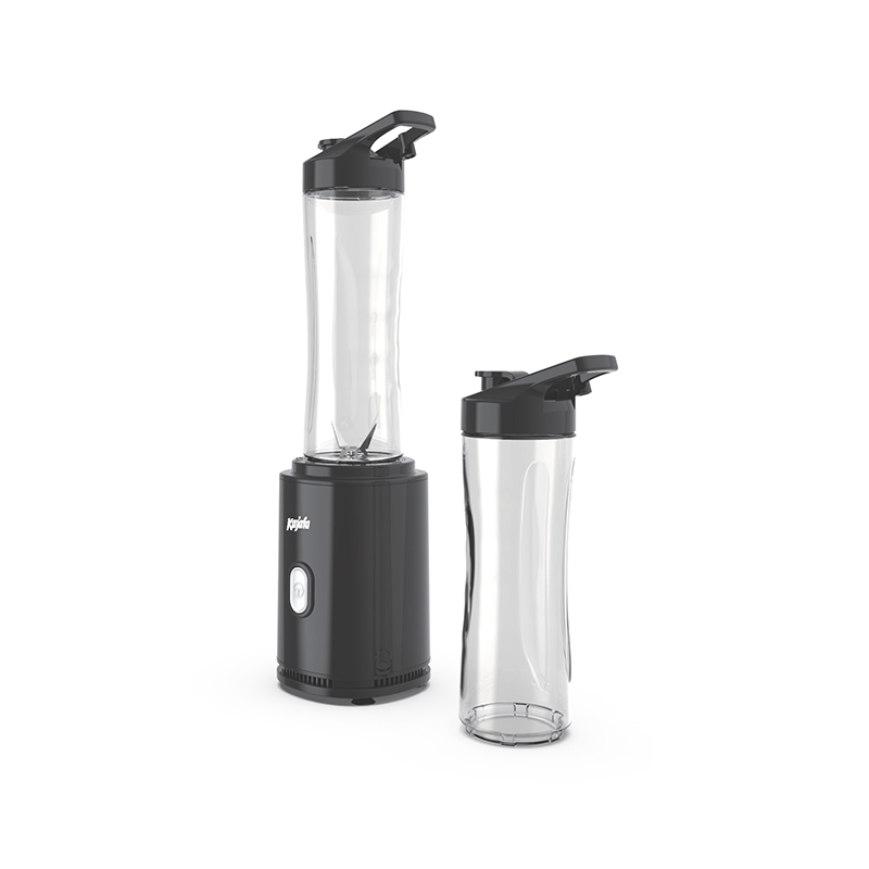 Liquidificador pessoal BL508B-P2 com tecnologia, poderoso liquidificador, mini liquidificador portátil de 250 W para shakes e smoothies, liquidificador pequeno para smoothies de dose única com garrafas de viagem de 20 onças sem BPA