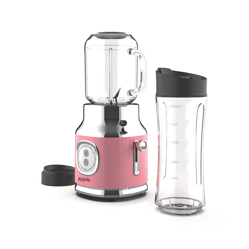 BL389B-P4 Liquidificador para Smoothies com Lâminas Afiadas, Mini Liquidificador Pessoal para Shakes e Smoothies, Liquidificador para Cozinha com liquidificador, Copo para Viagem sem BPA e Copo Mason de 600ml