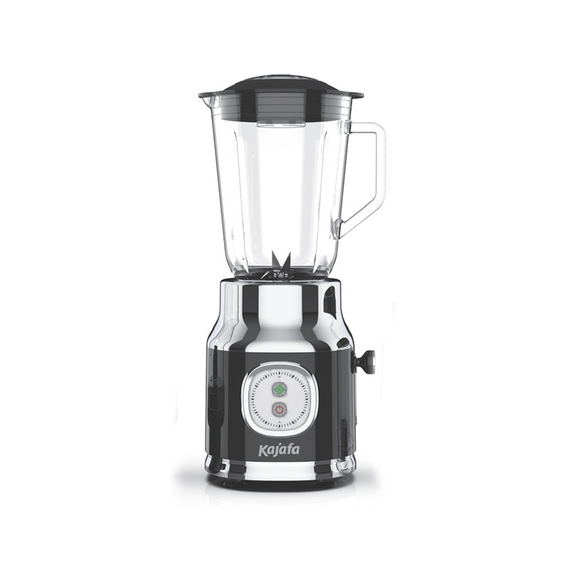 BL389B-G estilo retrô com jarra de vidro de 1000 ml e lâmina de aço inoxidável, liquidificador de bancada, liquidificador pessoal de alta potência