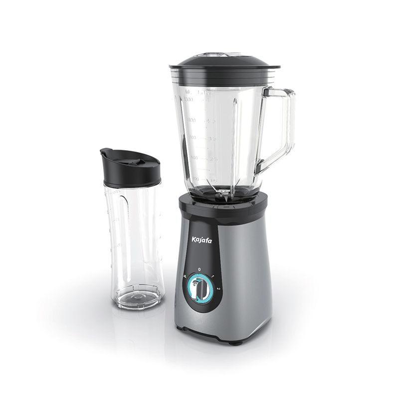 Liquidificador de Smoothies BL-385B-G com Lâminas Afiadas, Mini Liquidificador Pessoal para Shakes e Smoothies com 2 Velocidades Ajustáveis, Liquidificador para Cozinha com liquidificador, Copo de Viagem sem BPA e jarra de vidro