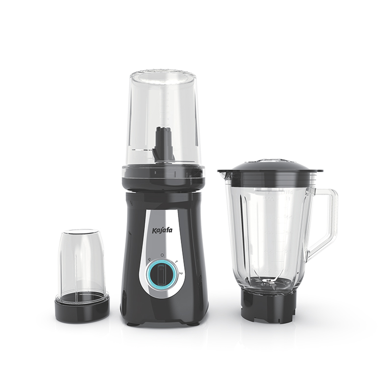 BL-358ABE-G Blender Smoothie Maker, 3 em 1 Liquidificador de alta velocidade com jarra de vidro de 1,0L, processador de alimentos multifuncional e moedor para frutas congeladas, vegetais e grãos de café