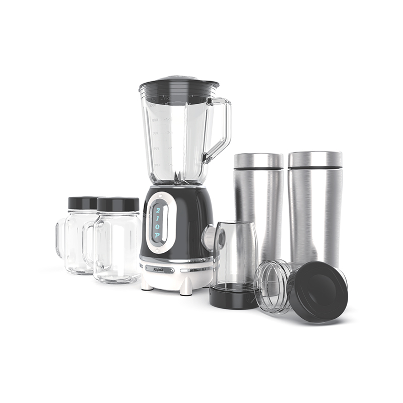 BL489AB-G Mini liquidificador para fazer smoothies, liquidificador para casa e cozinha com vários frascos de mistura
