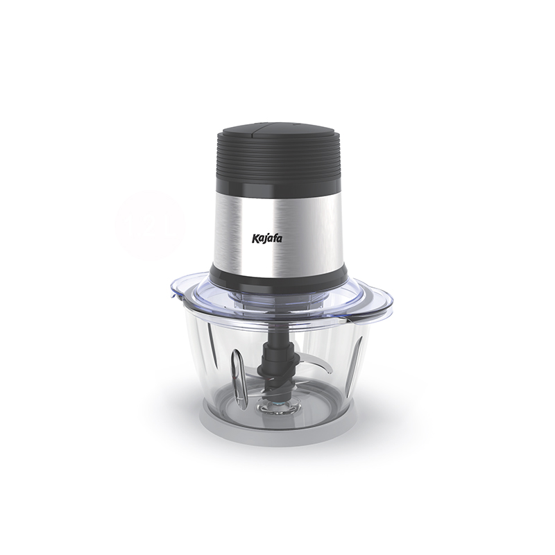 Miniprocessador de alimentos FP125G - Liquidificador de alta potência de 400 W para frutas e legumes, comida para bebês, purês, pastas e preparação de alimentos, tigela de vidro grosso, operação com um toque